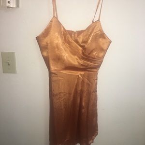 Flowy slip mini dress